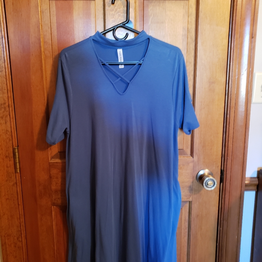 Blue dress